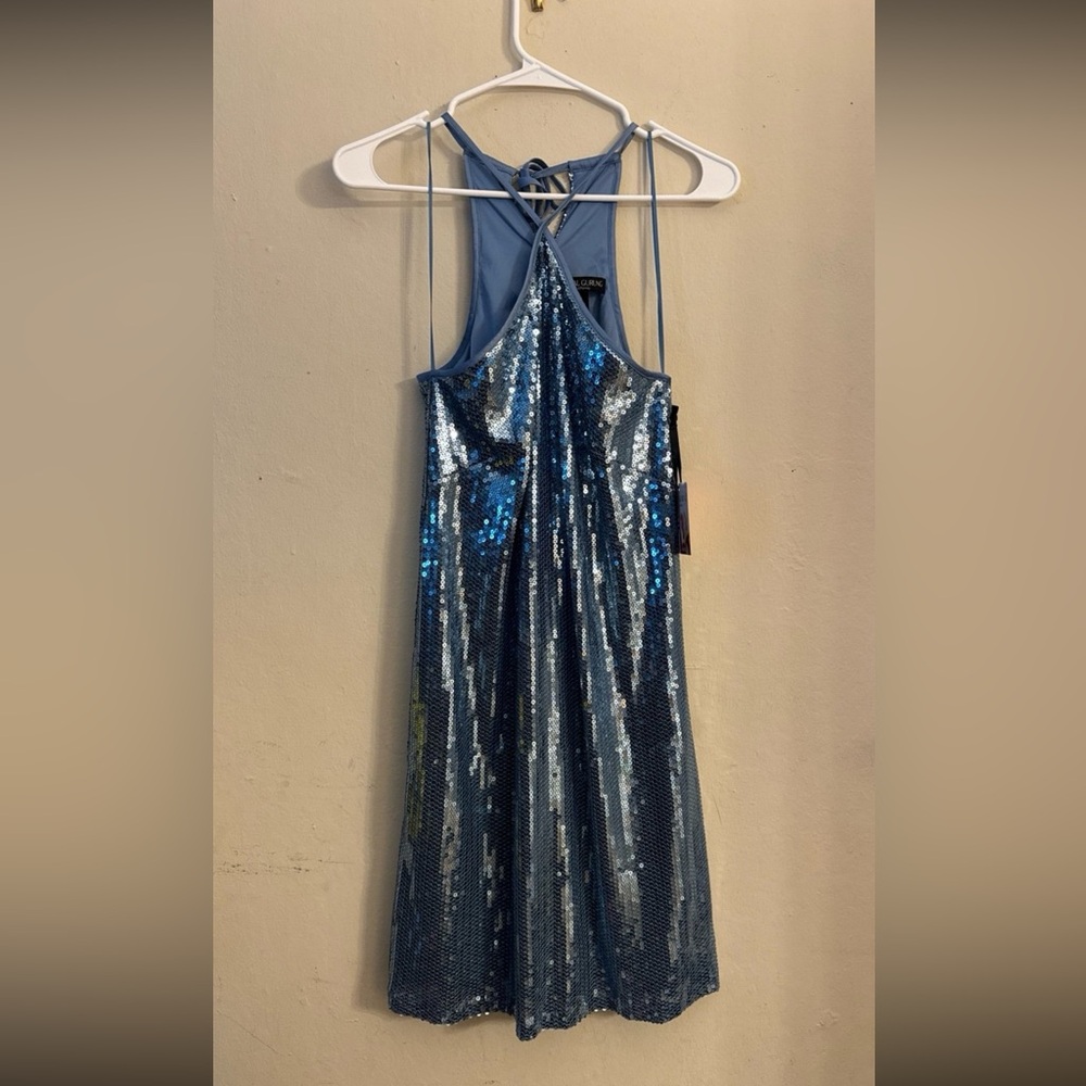 Prabal gurung Blue Sequin Dress